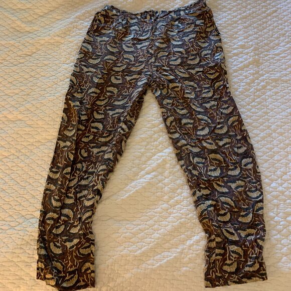 Maelu Block Printed Pants Size Small - Picture 1 of 3